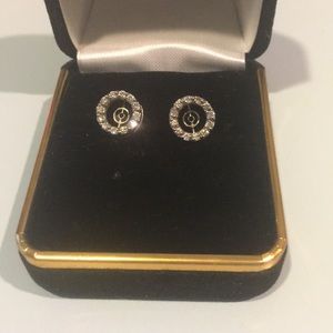 - Diamond earring jackets enhancers .50 tw carat, natural